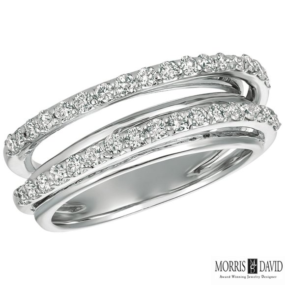 0.75 Ct Natural Round Cut Diamond Ring